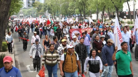 manifestaciones hoy 7 de enero CDMX