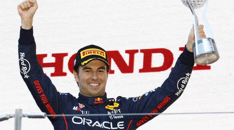 Checo Pérez, segundo en el Gran Premio de Japón