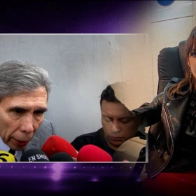 Imelda Tuñón y su abogado
