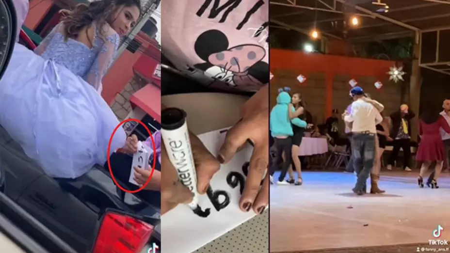 Persiguen a quinceañera y la invitan a su fiesta