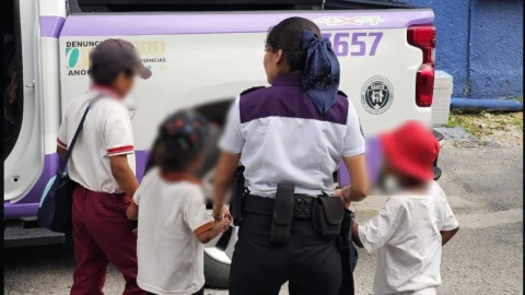 Rescate de menores en Quintana Roo