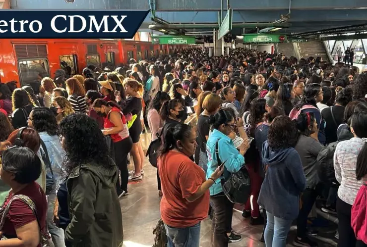 Líneas del Metroc CDMX saturadas