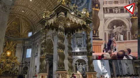 Repudiable: Hombre orina en el altar de la Basílica de San Pedro frente a cientos de peregrinos