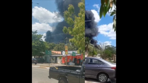 ¡Precaución! Se reporta FUERTE INCENDIO en San José Tecoh hoy, domingo 09 de marzo de 2025