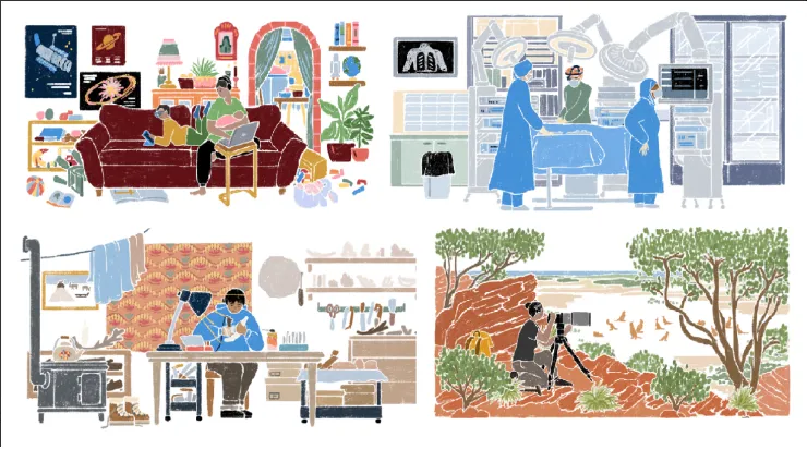 día de la mujer 2022 doodle google