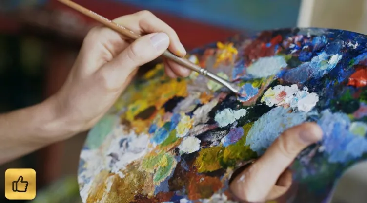 Manualidades de Pintura Cómo crear una paleta de pintor a partir de acrílico reciclado y madera compensada.jpg