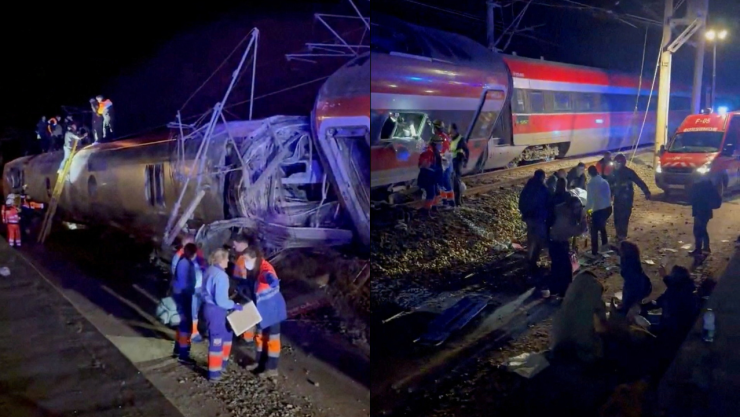 Choque de trenes en España