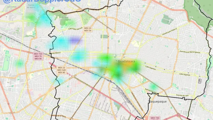 Lluvia en Guadalajara: ¿Dónde se registran precipitaciones hoy domingo 5 de julio?