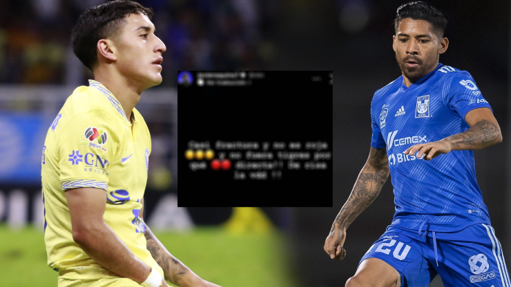 Alejandro Zendejas y Javier Aquino en el América vs Tigres
