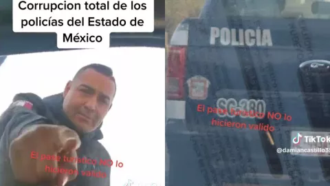 Policia del Edomex pide 300 dolares de mordida