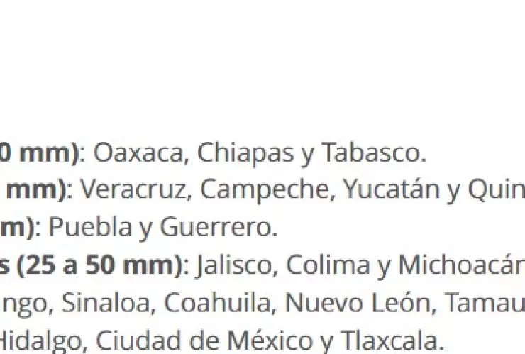 Lluvias Jalisco domingo 16 de junio