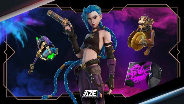 Jinx y League of Legends llegan a Fortnite