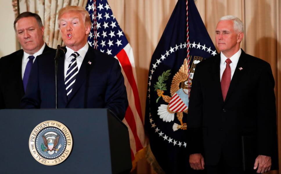 trump pompeo pence