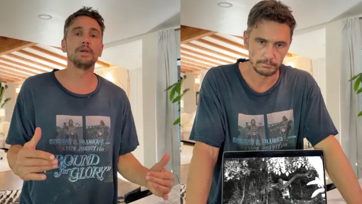 James Franco asegura haber encontrado un alien y desata una ola de teorías en redes