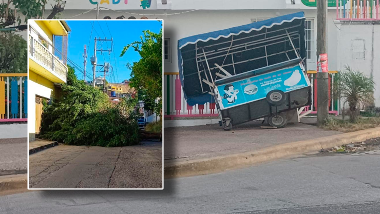 Vientos fuertes en Tonalá