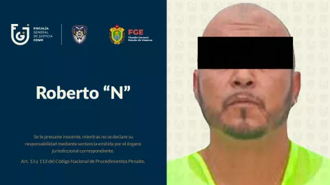 Roberto “N”, detenido por feminicidio de una mujer adulta mayor en Iztacalco