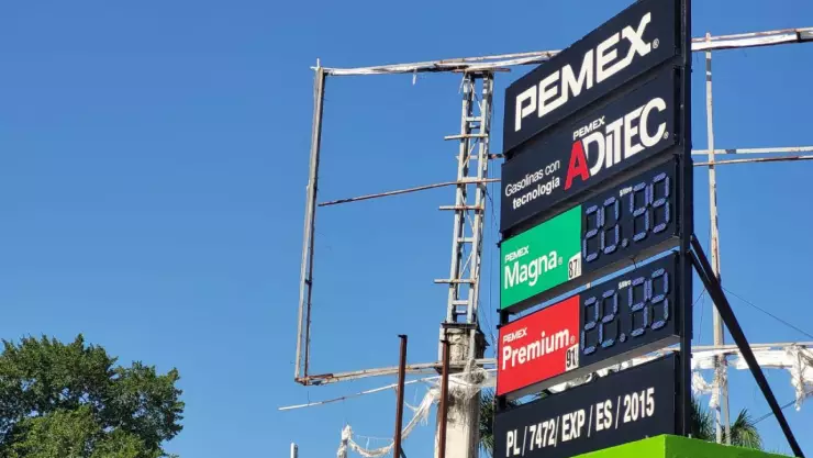 precio gasolina en yucatan abril mes