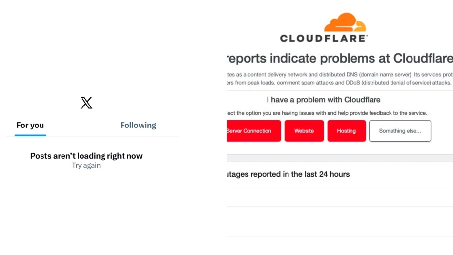 Falla global de Cloudflare afecta a X, ChatGPT, Canva y múltiples plataformas