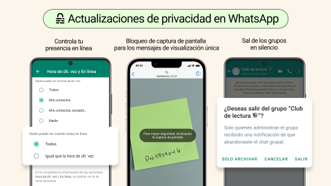 Las novedades de WhatsApp en cuento a privacidad
