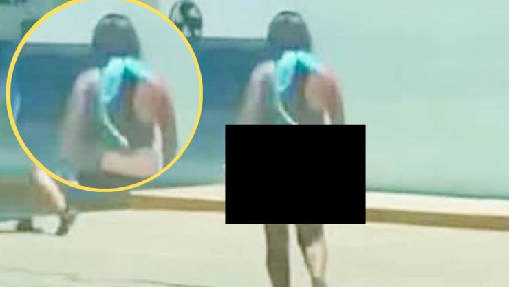 Mujer traje de baño