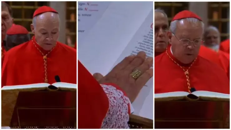 Cardenales mexicanos rinden juramento de fidelidad ante cónclave 2025 (VIDEO)