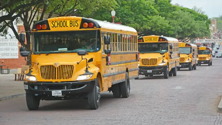 Autobús escolar en Texas