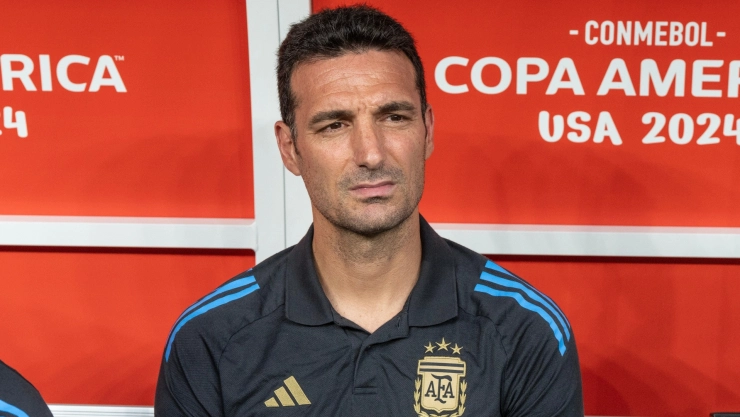 Lionel Scaloni, director técnico de Argentina, en la Copa América 2024