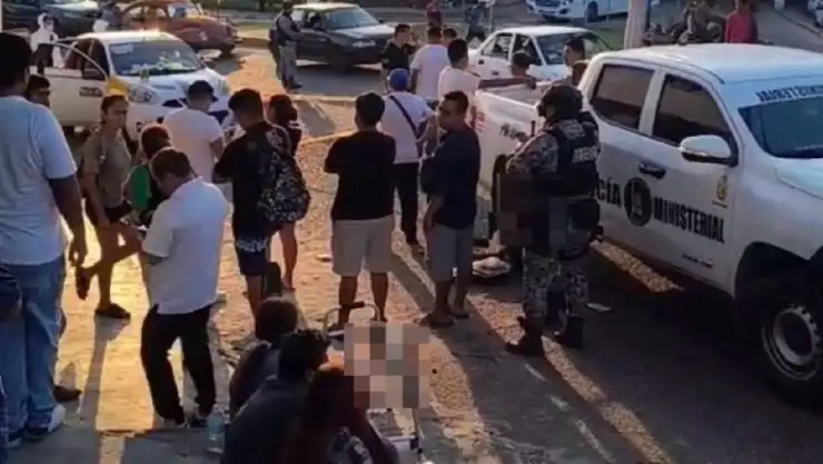 Muere hombre de un infarto a bordo de un taxi