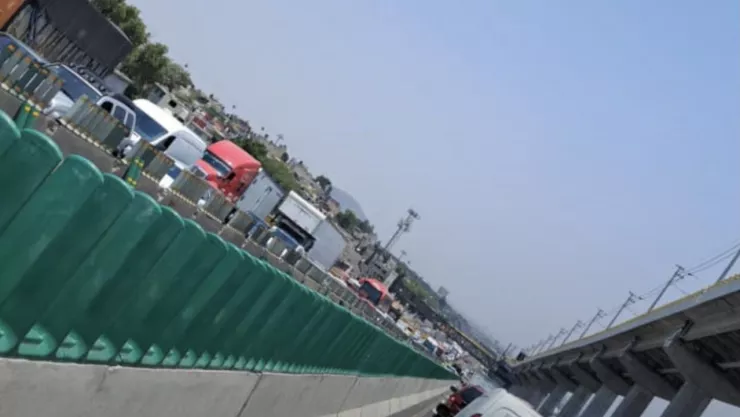 volcadura autopista México-Puebla