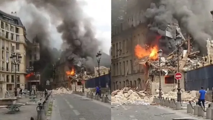 VIDEO Explosión en París