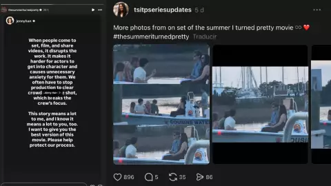 El rodaje de la película de ‘El verano en que me enamoré' en riesgo por filtraciones
