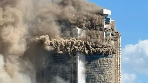 Incendio en Kazajistán