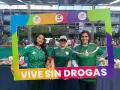 Tanda de penales con la Gira Vive sin Drogas.