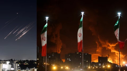 Defensa en alerta máxima y Teherán en llamas 