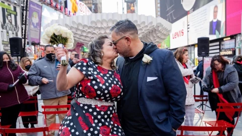 San Valentín bodas Nueva York Love is in the Square