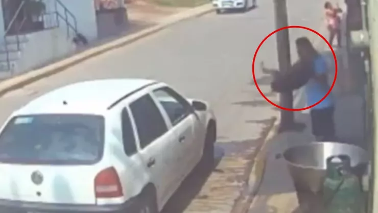 Hombre arroja a perrito a un cazo con aceite hirviendo