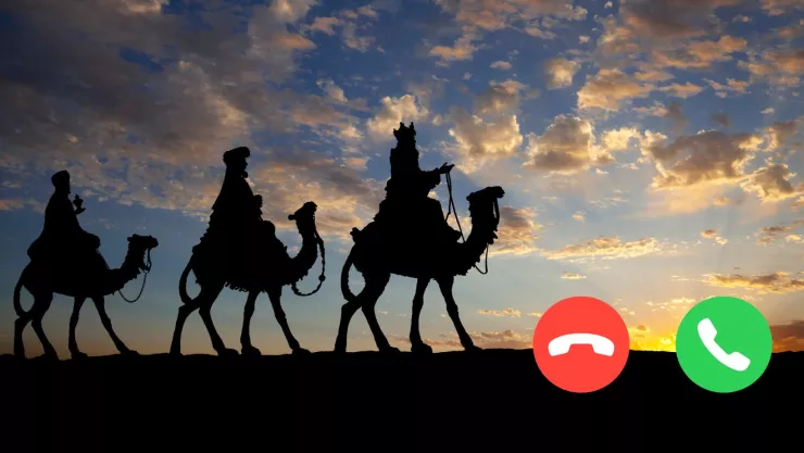 ¡Llegaron a los Reyes Magos! Así puedes hacer la llamada personalizada 2025