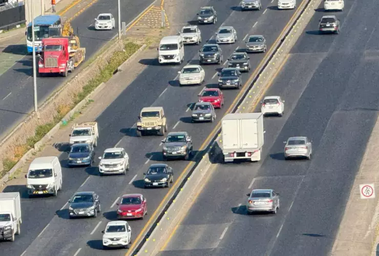 Tráfico Querétaro martes 28 de enero 2025 México-Querétaro autopista 57
