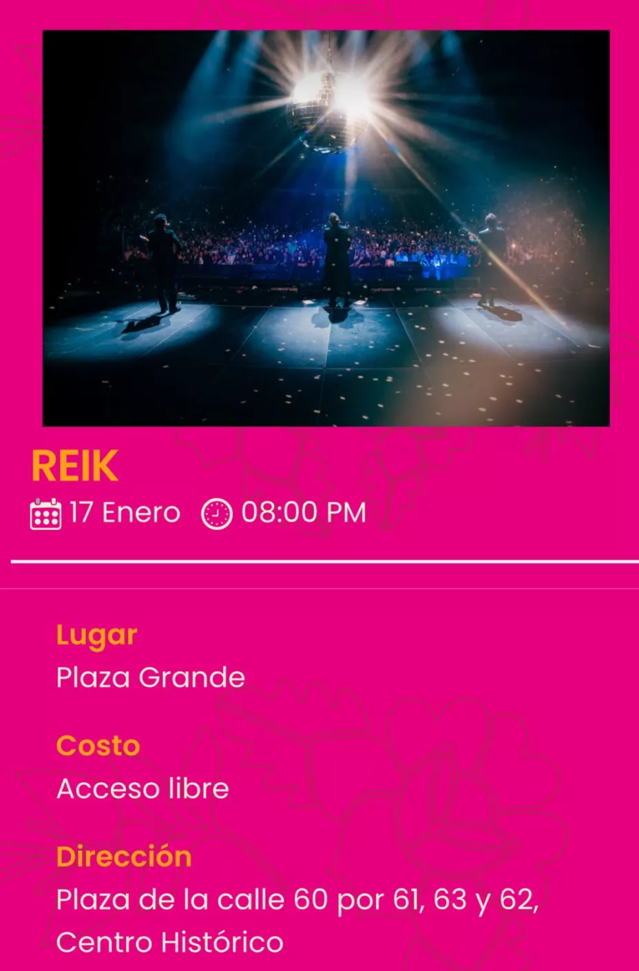 Mérida Fest 2026 Concierto gratis de Reik.jpeg