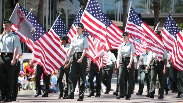Desfile del Día de los Veteranos en Florida