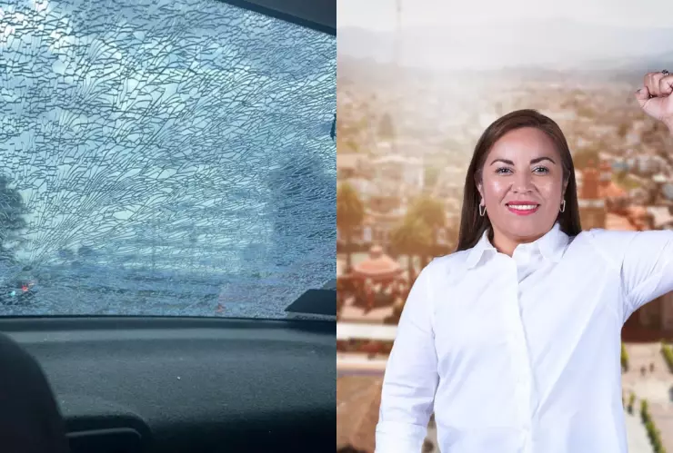 Los agresores huyeron tras cometer el ataque contra la candidata de Ocoyoacac, Nancy Valdez.