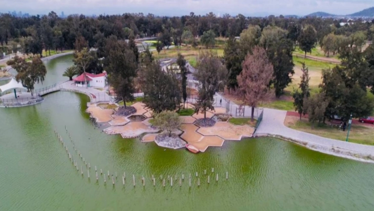 Bosque de Aragón estrés parque abril