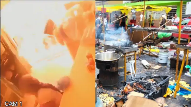 explotó un tanque de gas en un tianguis