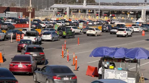 Así están las garitas de Tijuana hoy lunes 2 de marzo de 2026