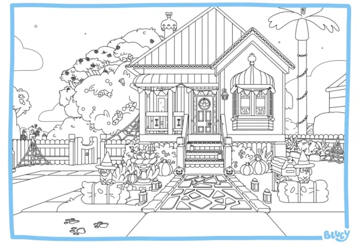 Plantilla 4 de Bluey con temática de Halloween para colorear.png