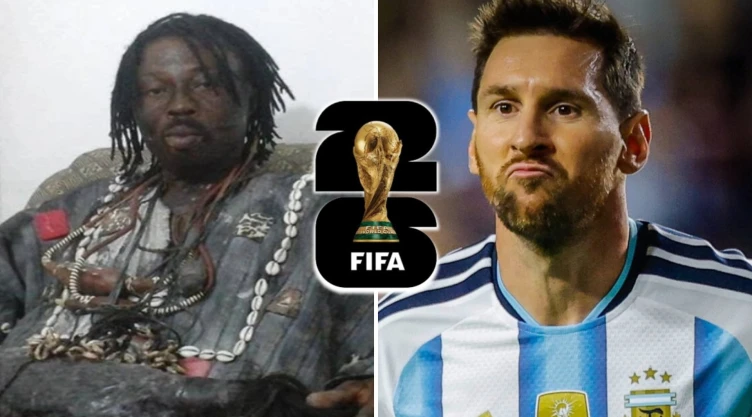 Nana Kwaku Bonsam y Lionel Messi