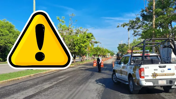 Tráfico en Cancún HOY: Conoce los cierres viales para este lunes 27 de octubre en la ciudad
