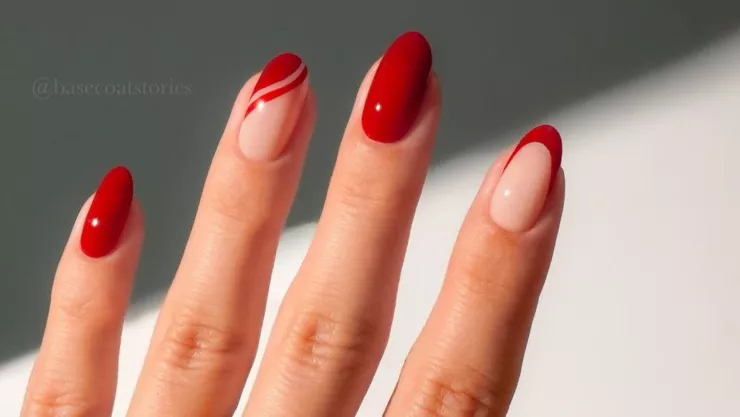 uñas rojas para amas de casa