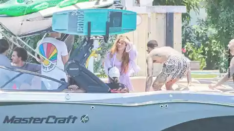 Shakira y Lewis Hamilton