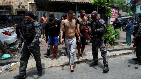 Operativo en Río de Janeiro Brasil el 28 de octubre de 2025.